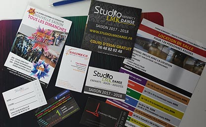 cartes visite et flyers Enseignes  - Bois le Roi 77 